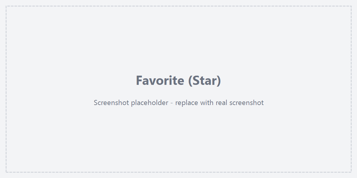 Starring a document