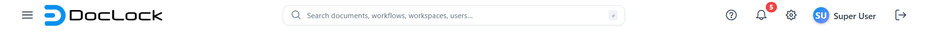 The top bar tools