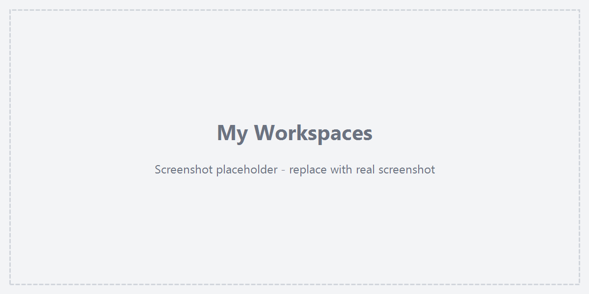 My Workspaces grid